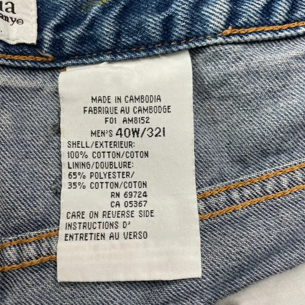 Columbia Mens Jeans Size 40 Tough Mother Active Outdoor Relaxed Straight Denim